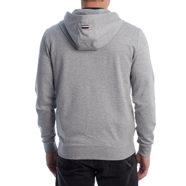 Designed for those who value functionality without sacrificing style, this US Polo Assn. zip-up hoodie combines comfort, contemporary design, and sporting heritage. Ideal for casual looks or light workouts, it adapts to the pace of everyday life with a timeless aesthetic.

 Details:
 - Full zip front closure.
 - Hood with adjustable contrasting drawstring.
 - Round neck.
 - Functional kangaroo pockets.
 - US Polo Assn. logo embroidered on the chest.
 - Soft and stretchy fabric, ideal for everyday use.
 - Ribbed cuffs and waistband.
 - Matching visible seams.

 At US Polo Assn., every garment reflects the authentic spirit of the sport of polo. This men's sweatshirt represents our commitment to quality, comfort, and classic style reinvented for the modern man.
 Composition: 100% Cotton
 Care:
Wash at maximum temperature 30º.
 Iron at low temperature.
 Do not use bleach.
 Do not use a dryer.
 Do not dry clean.