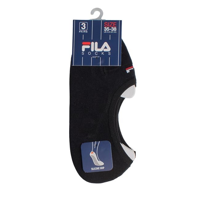 Pack-3 Calcetines Invisibles Pinkies F1252 para Hombre y Mujer Mantén tus pies frescos y cómodos con este pack de calcetines invisibles de Fila. Diseñados para no sobresalir del calzado, son ideales para usar con mocasines, deportivas o zapatos bajos, aportando discreción y un ajuste seguro durante todo el día.
Detalles:
- Tejido de algodón.
- Diseño invisible de corte bajo, perfectos para no ser vistos.
- Logo Fila bordado en la puntera.
- Corte invisible.
- Colores variados.
- Minimalista, perfectos para looks casuales y deportivos.
Estos calcetines invisibles de Fila son la opción ideal para quienes buscan máxima comodidad y discreción sin renunciar al estilo. Perfectos para el uso diario, garantizan frescura, ajuste perfecto y un look impecable en todo momento.
Composición: 59% Algodón, 39% Poliamida, 2% Elastano
Cuidados:
Lavar a máquina a un máximo de 30 °C.
No usar lejía ni blanqueadores.
No planchar.
No lavar en seco.
Secar al aire o en secadora a baja temperatura.