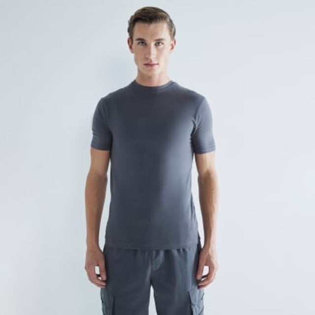 Pack of 3, Muscle fit, Multi coloured, Crew neck, Short sleeved