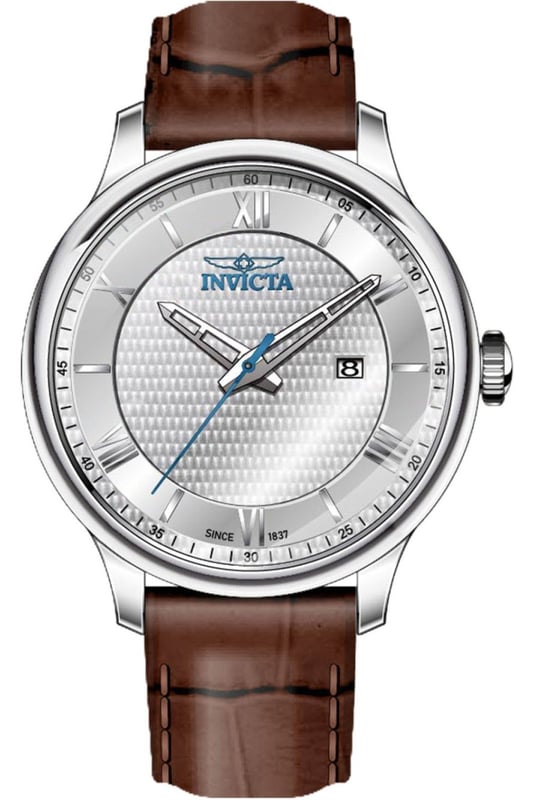 Das Invicta 47805 hat ein 43 millimeter Stainless Steel gehäuse mit einem silbernen Zifferblatt.
Dieses Modell wird von einem präzisen  Quarzuhrwerk angetrieben.
10 bar Wasserdichtigkeitszertifizierung.
Dieses Modell ist von der Invicta Celestial Kollektion.

2 Jahre Garantie.