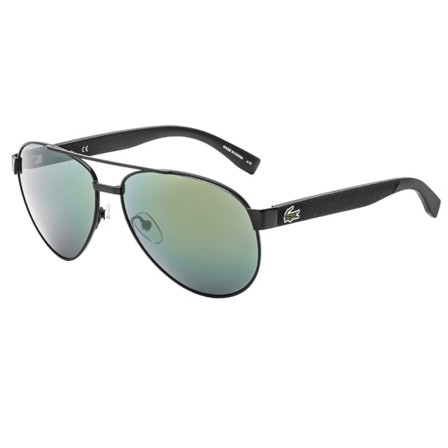 Elevate your style with these exclusive Lacoste Matte Green Frame Sunglasses featuring complementary green lenses. The sophisticated matte finish offers a contemporary edge while providing essential UV protection for your eyes. These premium sunglasses blend Lacoste's renowned quality craftsmanship with understated elegance, making them the perfect accessory for both casual outings and formal occasions. Don't miss the opportunity to enhance your eyewear collection with this distinctive Lacoste design that combines fashion and functionality. 60X14X140, 100% Metal