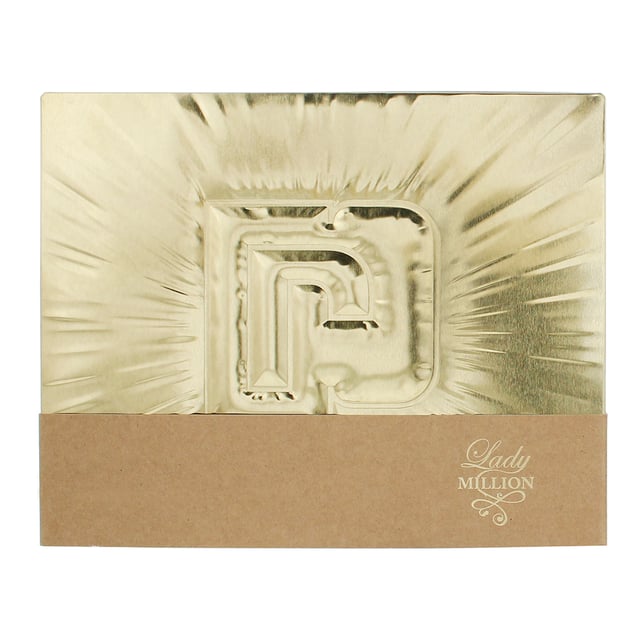 Lady Million by Paco Rabanne is a Floral Fruity fragrance for women. Launched in 2010, this luxurious scent is best suited for the colder seasons and makes an ideal choice for evening wear. Radiating opulence and confidence, Lady Million is a bold, glamorous fragrance that captures the essence of gold and extravagance.  

The fragrance opens with a sparkling trio of raspberry, neroli, and Amalfi lemon, delivering a fresh and fruity burst that immediately commands attention. The heart blooms with an elegant bouquet of jasmine, African orange flower, and gardenia, creating a rich and seductive floral core. In the base, smooth white honey blends with earthy patchouli and warm amber, adding depth and sensuality to the composition, leaving behind a golden and magnetic trail.  

Encased in the iconic multifaceted gold diamond bottle, Lady Million is a dazzling expression of femininity, power, and allure—perfect for women who love to stand out.  

Top Notes: Raspberry, Neroli, Amalfi Lemon. 
Middle Notes: Jasmine, African Orange Flower, Gardenia. 
Base Notes: White Honey, Patchouli, Amber.  

How to Apply
For best results, apply the fragrance to your body's warmest points-such as your wrists, neck, and the creases of your elbows-where the heat helps to enhance and prolong the scent.
Avoid rubbing the fragrance into your skin after application, as this can diminish its longevity.
If applying to your wrists, reapply after washing your hands to maintain the fragrance throughout the day.
