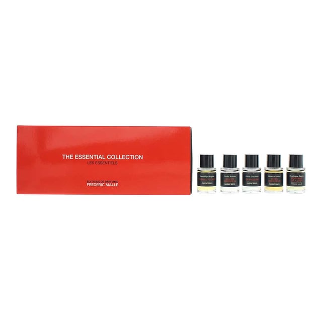 The Frédéric Malle The Essential Collection Gift Set is a curated selection of five iconic fragrances from the renowned French perfumer. Housed in a sleek red presentation box, each eau de parfum offers a luxurious introduction to Frédéric Malle's esteemed olfactory artistry. 

This Gift Set Includes:
Carnal Flower: A lush, tuberose-centric fragrance that celebrates the opulence of white florals. Its creamy and green facets evoke the sensuality of a blooming garden.  

Eau de Magnolia: A refined, citrusy floral scent that harmonises magnolia with notes of lemon and grapefruit, creating a fresh and elegant composition.  

En Passant: A delicate, airy fragrance capturing the essence of springtime blooms, with a prominent lilac note complemented by subtle hints of cucumber and wheat.  

Musc Ravageur: A warm, enveloping scent that blends spicy cinnamon and clove with rich amber and vanilla, underpinned by a deep musky base.  

Portrait of a Lady: An opulent, chypre-rose fragrance that intertwines Turkish rose with patchouli, sandalwood, and incense, embodying timeless elegance.  

Each fragrance comes in a 7ml bottle, ideal for travel or sampling. 

The set is beautifully packaged, making it an exquisite gift for fragrance aficionados.  

Experience a range of scents that showcase the diversity and artistry of Frédéric Malle's creations.  

Whether you're new to the world of niche perfumery or seeking to expand your fragrance collection, this set offers a comprehensive introduction to some of Frédéric Malle's most celebrated scents.