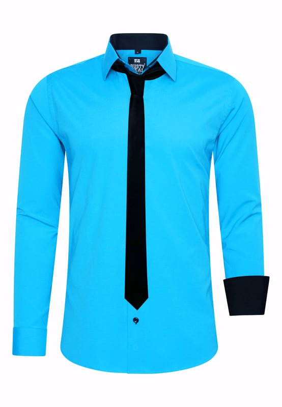 Rusty Neal Herren Set aus Hemd/Krawatte
 
Passform: Slim Fit
Material Hemd: 60% Baumwolle, 37% Polyester, 3% Elastan
Material Krawatte: 100% Polyester
Gewicht: 300 gr
Herstellungsland: Türkei
Kragenform: Kentkragen
 
ZUFRIEDENHEITSGARANTIE: Bei uns kaufen Sie ohne Risiko, da wir unbegründete Rückgaben akzeptieren und zeitlich die Rückzahlung Erstatten. Unsere Firmenphilosophie lautet nach wie vor: "Der Kunde ist König" unser Anliegen ist es zu jeder Zeit den bestmöglichen Service zu bieten mit Firmensitz: Deutschland
HERSTELLUNG/PRODUKTION: Als Gründer wie auch Hersteller, Designen und Produzieren wir unsere Produkte als Familienunternehmen von A-Z autonom, daher können wir Qualität garantieren wie auch ein optimales Preis-Leistungs-Verhältnis. Hergestellt unter fairen Arbeitsbedingungen mit hochwertigen Materialien welche schonend verarbeitet wurden (kein Chemiegeruch). Zeitloses Design aus dem Herkunftsland: Türkei
PASSFORM: Angefertigt aus qualitativ hochwertiger wie auch anschmiegsamer Baumwollmischung, garantiert dieses Hemd einen absolut bequemen Sitz mit Wohlfühlfaktor. Unser Model trägt bei einer Körpergröße von 1,85 m und einem Gewicht über 80 kg die Größe: M (Medium). An den Europäischen Markt angepasst bieten wir dieses Hemd in folgender Passform an: Slim Fit
ANLASS: Ob Frühling/ Sommer oder Herbst/ Winter dieses Hemd ist als Allrounder stets angenehm zu tragen, kein Kratzen durch hochwertige Materialien und Verarbeitung, das zeitlose und doch Moderne Design garantiert einen Stilvollen Auftritt, ob im Büro oder Business Meetings wie auch Casual am Nachmittag oder als toller Akzent auf Partys oder anderen Veranstaltungen.
MASCHINENWÄSCHE: Durch die hochwertige Verarbeitung der Materialien treten nach der Wäsche keine Farbverluste auf, auch das Einlaufen des Hemdes ist kein Thema mehr! Qualität die sich auch nach unzähligen Waschgängen gewaschen hat!
 