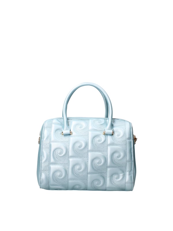 Dameshandtas met ritssluiting. één met ritssluiting en één open binnenzak. afwezige externe zakken. verstelbare en afneembare schouderband. In PU-handvat. een binnencompartiment.  extern materiaal. 100% polyester binnenkant. Afmetingen: 25x19x12 cm. Modeproduct