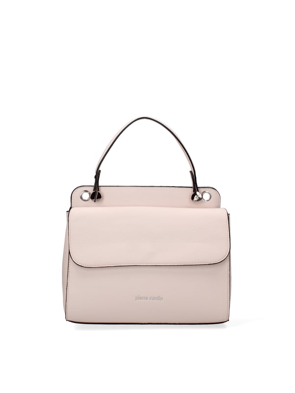 Bolso de mujer. El cierre es con botón magnético. Los bolsillos internos tienen cremallera. Los bolsillos externos están ausentes. La correa para el hombro es ajustable y extraíble. El mango está fabricado en PU. Hay un compartimento interno. El material externo es 100%PU. Internamente es 100% Poliéster. Medidas: 27,5x23x10 cm. Producto de moda