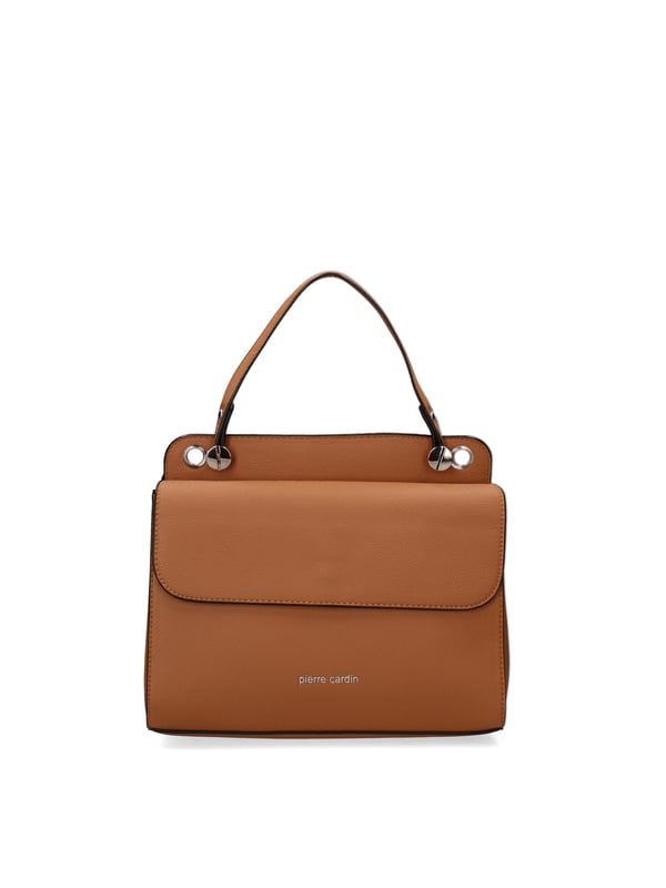 Bolso de mujer. El cierre es con botón magnético. Los bolsillos internos tienen cremallera. Los bolsillos externos están ausentes. La correa para el hombro es ajustable y extraíble. El mango está fabricado en PU. Hay un compartimento interno. El material externo es 100%PU. Internamente es 100% Poliéster. Medidas: 27,5x23x10 cm. Producto de moda