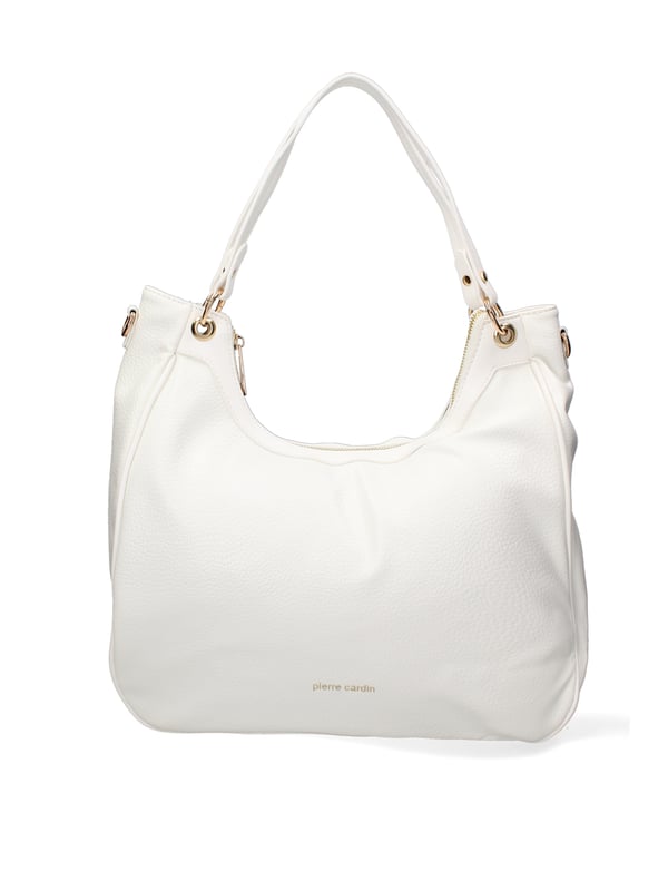 Bolso bandolera para mujer. El cierre es con cremallera. Los bolsillos internos son uno con cremallera y otro abierto. Los bolsillos externos son uno en la espalda con cremallera. La bandolera es ajustable en piel. El mango está fabricado en PU. Hay un compartimento interno. El material externo es 100%PU. Internamente es 100% Poliéster. Medidas: 38x36x13 cm. Producto de moda
