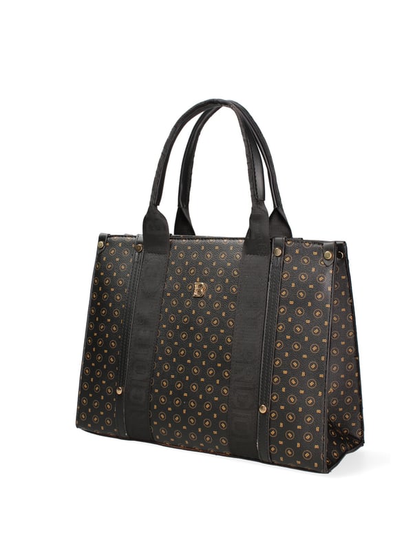 Damen Schultertasche - Modell Valoria Chic - 100% Polyurethan - 34.5 x 26.0 x 14.0 cm