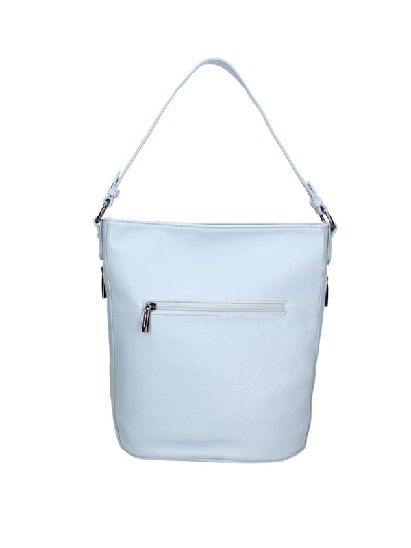 Bolso bandolera para mujer. El cierre es con cremallera. Los bolsillos internos tienen cremallera. Los bolsillos externos son uno trasero con cremallera y dos laterales. La correa para el hombro es ajustable y extraíble. El mango está fabricado en PU. Hay un compartimento interno. El material externo es 100%PU. Internamente es 100% Poliéster. Medidas: 27x31x15 cm. Producto de moda