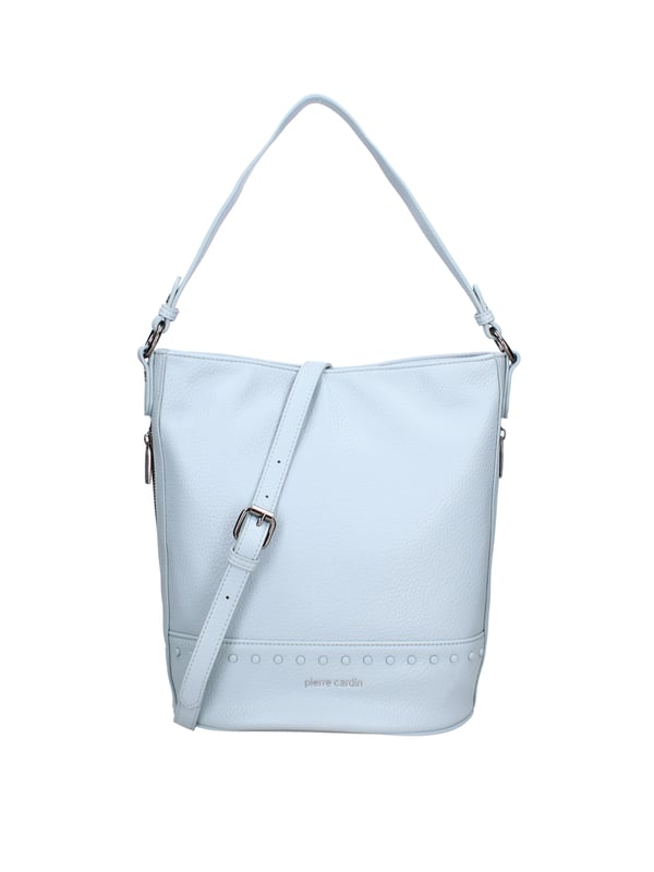 Bolso bandolera para mujer. El cierre es con cremallera. Los bolsillos internos tienen cremallera. Los bolsillos externos son uno trasero con cremallera y dos laterales. La correa para el hombro es ajustable y extraíble. El mango está fabricado en PU. Hay un compartimento interno. El material externo es 100%PU. Internamente es 100% Poliéster. Medidas: 27x31x15 cm. Producto de moda