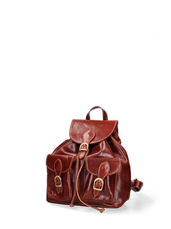 Damen-Umhängetasche mit Leder-Kordelzugverschluss. eine Innentasche mit Reißverschluss und zwei offene Innentaschen. zwei offene Vordertaschen und eine Außentasche mit Reißverschluss hinten. verstellbarer Schultergurt aus Leder. im Ledergriff. ein Innenfach.  Außenmaterial. Innen mit Baumwolle gefüttert. Maße: 32x26x13 cm. Hergestellt in Italien