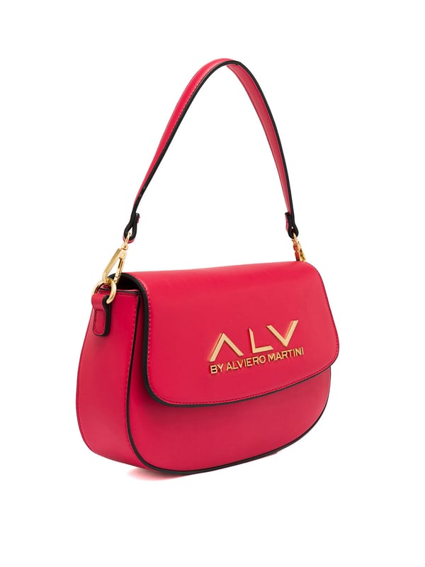Damen Schultertasche - Modell Elowyn - 100% Polyurethan - 26.0 x 16.0 x 6.0 cm