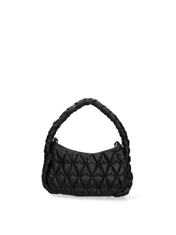 Bolso bandolera para mujer. El cierre es con cremallera. Los bolsillos internos son uno con cremallera. Los bolsillos externos están ausentes. La correa para el hombro es ajustable y extraíble. El mango está fabricado en PU. Hay un compartimento interno. El material externo es 100%PU. Internamente es 100% Poliéster. Medidas: 27x13x10 cm. Producto de moda