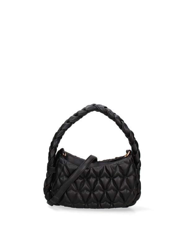 Bolso bandolera para mujer. El cierre es con cremallera. Los bolsillos internos son uno con cremallera. Los bolsillos externos están ausentes. La correa para el hombro es ajustable y extraíble. El mango está fabricado en PU. Hay un compartimento interno. El material externo es 100%PU. Internamente es 100% Poliéster. Medidas: 27x13x10 cm. Producto de moda