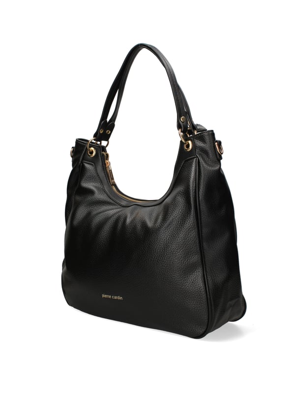 Bolso bandolera para mujer. El cierre es con cremallera. Los bolsillos internos son uno con cremallera y otro abierto. Los bolsillos externos son uno en la espalda con cremallera. La bandolera es ajustable en piel. El mango está fabricado en PU. Hay un compartimento interno. El material externo es 100%PU. Internamente es 100% Poliéster. Medidas: 38x36x13 cm. Producto de moda