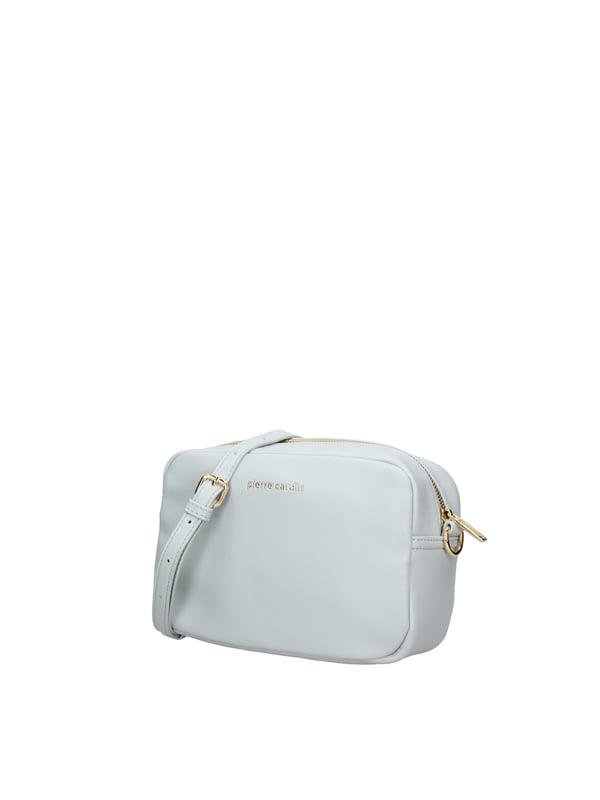 Bolso bandolera para mujer. El cierre es con cremallera. Los bolsillos internos tienen cremallera. Los bolsillos externos están ausentes. La correa para el hombro es ajustable y extraíble. Falta el mango. Hay un compartimento interno. El material externo es 100%PU. Internamente es 100% Poliéster. Medidas: 23,5x17x9 cm. Producto de moda