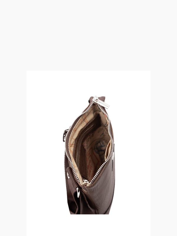 Damen Umhängetasche - Modell Elora Lux - Echtleder - 18.0 x 21.0 x 2.0 cm