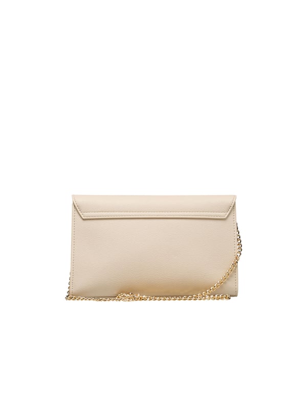 Tasche mit Kette. Verschluss mit Klappe und Magnetknopf. Logo vorne. 22*7*15 cm.