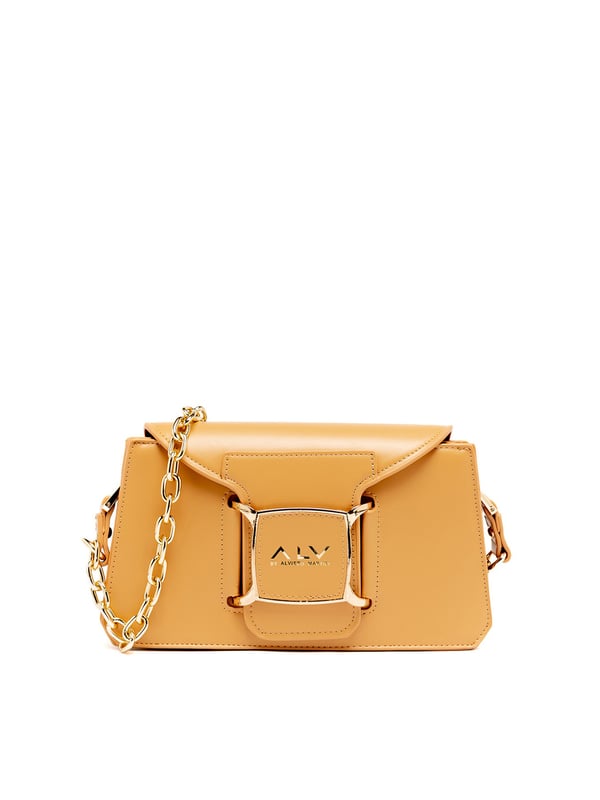 Bolso bandolera mujer - Modelo Foggia - 100% poliuretano - 27.0 x 16.0 x 8.0 cm