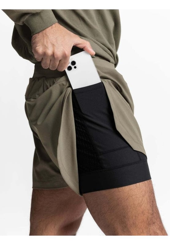 Mens Full Size Elastic Waist Active Shorts Plus Size
  Basic style
  Moderate stretch
  Material composition: 95% polyester 5% spandex
  Care instructions: Machine wash cold tumble dry low
  Imported
  Measurements by inches:
  Size M: Bottom Length 16.1 Waist 28.3 Hip 42.5
  Size L: Bottom Length 16.5 Waist 29.9 Hip 44.1
  Size XL: Bottom Length 16.9 Waist 31.5 Hip 45.7
  Size 2XL: Bottom Length 17.3 Waist 33.1 Hip 47.2
  Size 3XL: Bottom Length 17.7 Waist 34.6 Hip 48.8