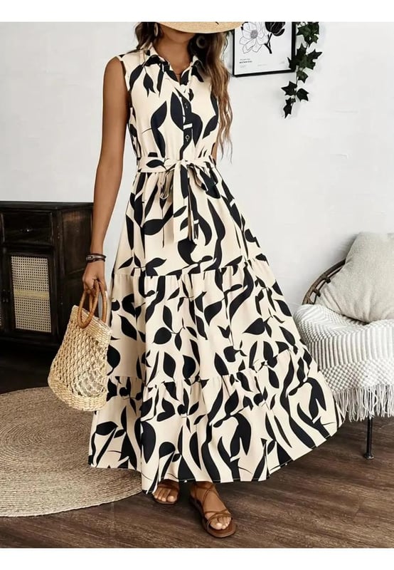 Buttoned front
  Tie waist
  Ruched detailing
  Opaque fabric
  No stretch
  Not lined
  100% polyester
  Machine wash cold tumble dry low
  Imported
Material: Polyester