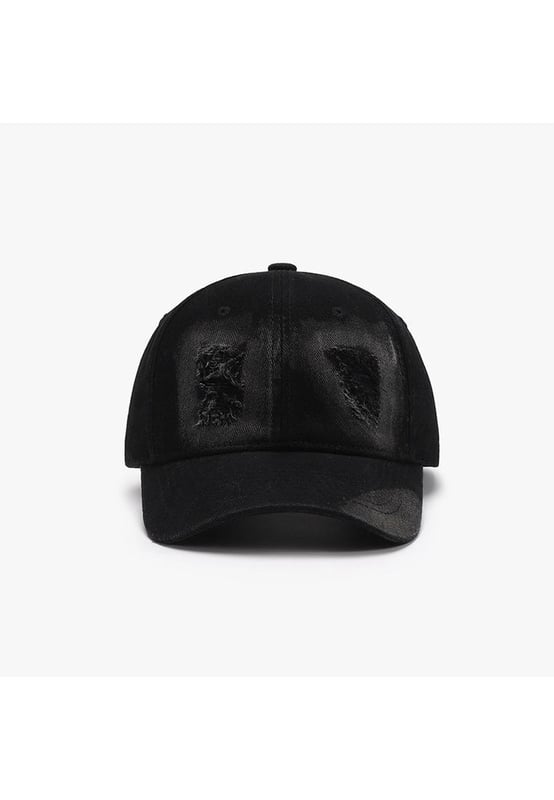 Gorra de béisbol de 1 pieza  
Hecha de algodón de alta calidad  
Presenta un acabado desgastado para un look vintage  
Importada  
Medidas del producto: Altura 5.1 in, Visera 2.8 in, Circunferencia 22-24 in  
Diseñada para mujeres  
Material: Mezclilla de algodón