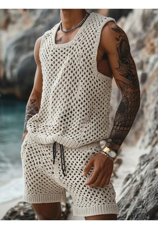 Basisstijl ademend
Twee
delige set: tanktop en shorts
Gemiddelde rek voor comfort
Materiaal samenstelling: 80% polyester 20% katoen
Onderhoudsinstructies: Machinewas koud, droogtrommel op lage temperatuur
Geïmporteerd voor kwaliteit