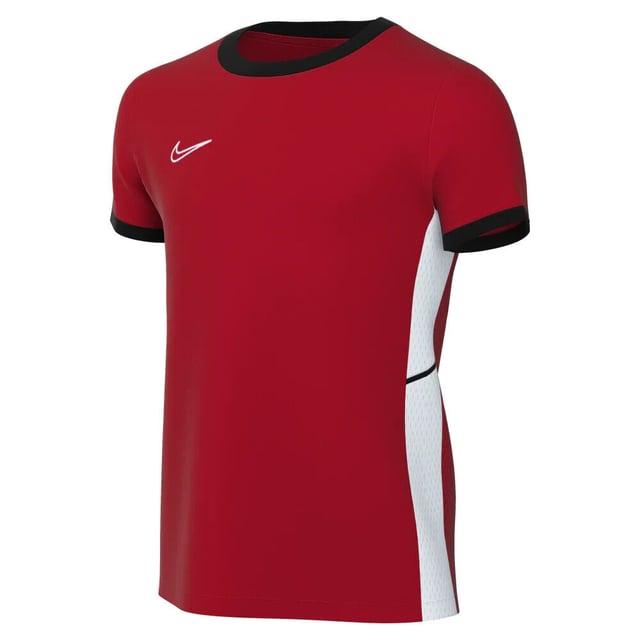 Elevate your game with the Nike Academy 25 Junior Short Sleeve Top—a must-have for aspiring athletes and seasoned players alike. Imagine stepping onto the field, feeling cool confidence wash over you as you gear up for your training routine or next big match. This top incorporates advanced Nike Dri-FIT technology to whisk away sweat, ensuring you remain dry and comfortable even during the most intense drills. With mesh panels strategically placed on the back and sides, enjoy optimal airflow that keeps you cool and focused on the task at hand. Crafted from 100% polyester, this top promises durability and performance.RRP: £17.00But functionality doesn’t mean you have to sacrifice style. Available in a spectrum of nine striking colours, the Nike Academy 25 allows you and your team to express your individual spirit and unity. Whether you're coordinating with your team or standing out with your unique flair, this top is your ticket to making a bold statement on the field. Get ready to redefine what it means to train hard and look great—because with the right gear, greatness is only a match away.FeaturesNike Dri-FIT technology moves sweat away from your skin for quicker evaporation, helping you stay dry and comfortable.Mesh on the back and sides lets air flow to help keep you cool.100% POLYESTERFZ9758