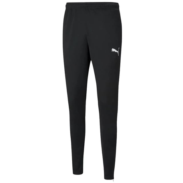 Especificaciones: Pantalón confeccionado con tecnología dryCELL que ayuda a mantener la piel seca y expulsa la humedad y el sudor. Cintura elástica ajustable con cordón interno, bolsillos laterales y logo Puma estampado en la pierna izquierda. Puños elásticos y cremalleras en los tobillos.Corte: Regular