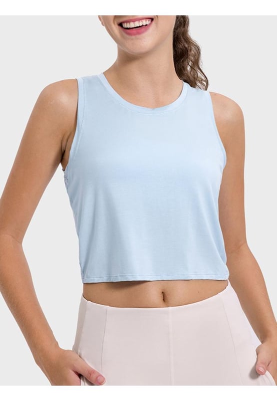 Basic style
  Opaque
  Moderate stretch
  Material composition: 92% cotton 8% spandex
  Care instructions: Machine wash cold. Tumble dry low.
  Imported
  Product Measurements (Measurements by inches) & Size Conversion
  Size 4: Top Length 16.5 Bust 33.5
  Size 6: Top Length 17.1 Bust 35
  Size 8: Top Length 17.7 Bust 37.4
  Size 10: Top Length 18.3 Bust 38.2
  Size 12: Top Length 18.9 Bust 39.8