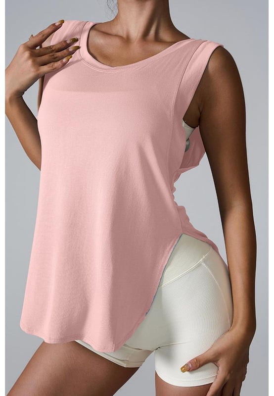 Basic style
  Opaque
  Highly stretchy
  Material composition: 73% modal 27% polyester
  Care instructions: Machine wash cold. Tumble dry low.
  Imported
  Size S (US 2/4): Length 24.4 inches Bust 37.4 inches
  Size M (US 6/8): Length 24.8 inches Bust 39 inches
  Size L (US 10): Length 25.2 inches Bust 40.6 inches
  Size XL (US 12): Length 25.6 inches Bust 42.1 inches