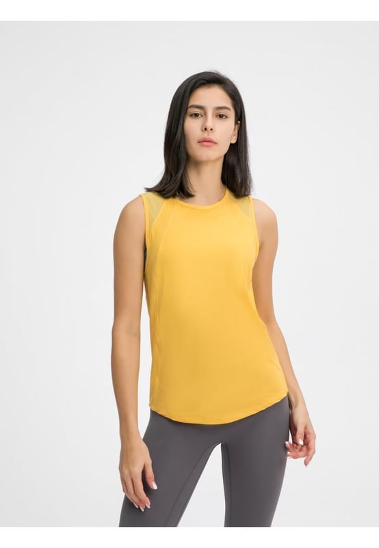 Basic style
  Semi
  sheer
  Highly stretchy
  Material composition: 75% nylon 25% spandex
  Care instructions: Machine wash cold tumble dry low
  Imported
  Product Measurements (inches): Size 4
  Top Length: 23 Bust: 33.1; Size 6
  Top Length: 23.8 Bust: 34.6; Size 8
  Top Length: 24.6 Bust: 36.2; Size 10
  Top Length: 25 Bust: 37.8; Size 12
  Top Length: 25.4 Bust: 39.4