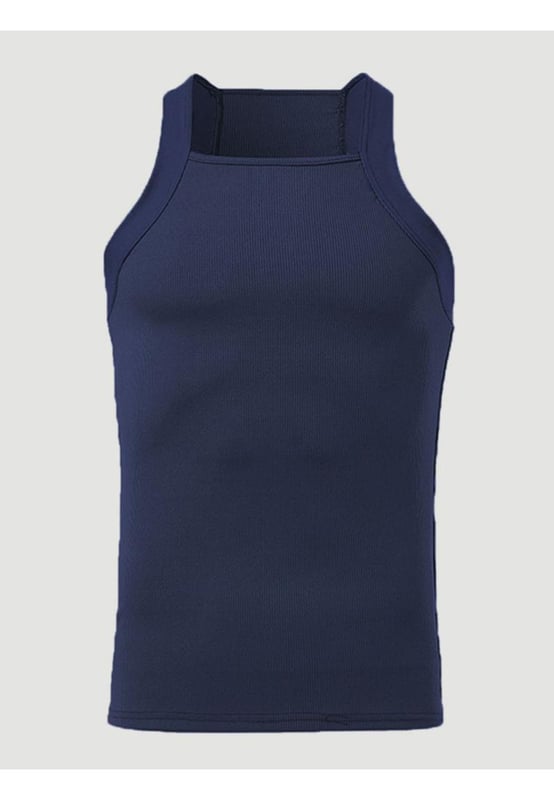 Estilo básico  
Material elástico  
100% poliéster  
Cuello cuadrado  
Tirantes anchos  
Lavar a máquina en frío  
Secar a baja temperatura  
Importado  
Disponible en tallas S a 4XL