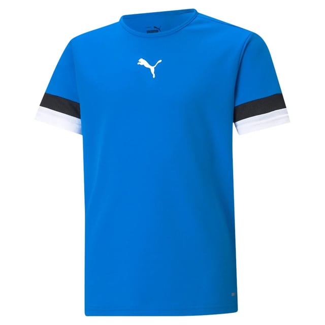 Puma Boys / Girls TeamRISE T Shirt Football Jersey Blue 704938