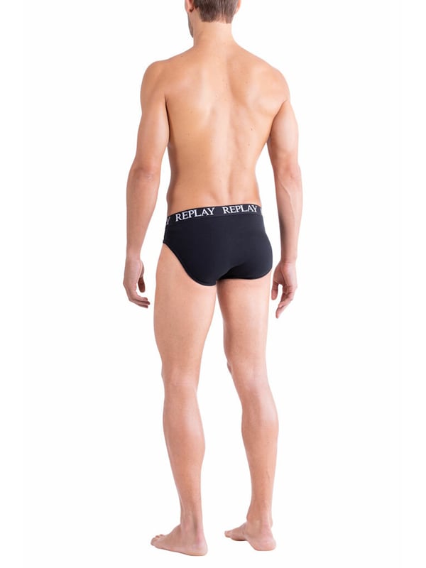 Ondergoed heren slip met stretchpercentage in 2-pack.
