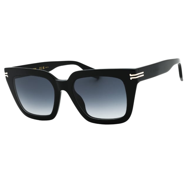Discover the perfect blend of style and sophistication with the Marc Jacobs MJ 1083/S 0807 9O Black/Grey Gradient Sunglasses. These sunglasses feature a sleek black frame paired with elegant grey gradient lenses, offering both eye protection and a modern aesthetic. Designed for comfort and durability, they are ideal for daily wear or special occasions. Elevate your look effortlessly while shielding your eyes from harmful UV rays with this iconic accessory that embodies luxury and contemporary fashion. Make a statement wherever you go with these timeless Marc Jacobs sunglasses. Size 52X19X140, Material 100% Acetate. Made In Italy. Sunglasses come with branded case and cleaning cloth