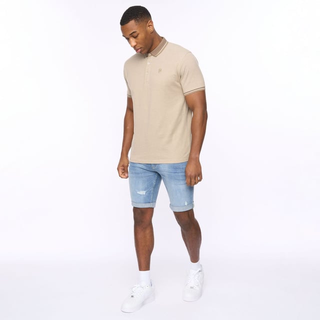 Mens Crosshatch Riptrey Abraised Denim Shorts in light wash- 5-pocket construction- Zip fly and button fastening- Ripped and distressed detailing.- 100% Cotton.  Machine washable- Ref: CH2R121868LWSTK1