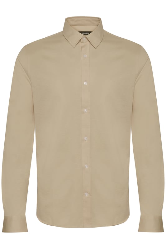 Regular fit,Lange mouwen  Fijne was 30°, niet bleken, niet in de droger drogen, Druipnat ophangen, koud strijken max. 110° C, Chemisch laten reinigen.  58% Katoen,42% Polyester