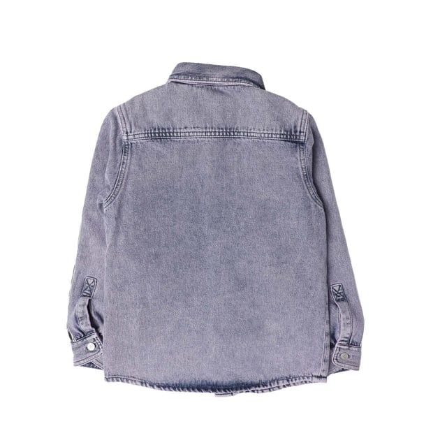 Juniors Off White Logo Band Denim Shirt in pink black.- Classic collar.- Long sleeves buttoned cuffs.- Front button fastening.- Chest pocket.- Logo-tape detailing.- Curved hem.- 100% Cotton.- Ref: OGYD0020013010