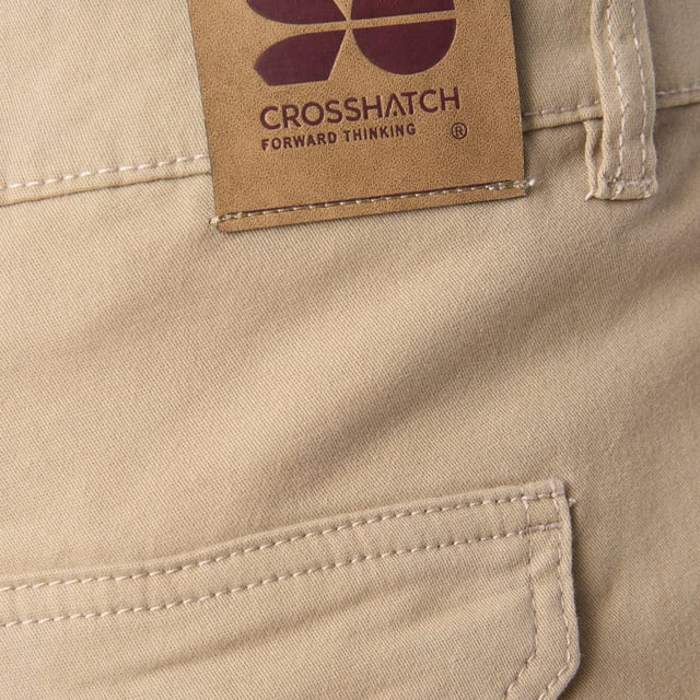 Presenting our men's straight cargo pants  featuring a top button fastening and scooped front pocket mouths for added convenience. These pants also include button-fastened cargo pockets and hidden button-fastened back pocket flaps for secure storage. Complete with a back waist leather patch.