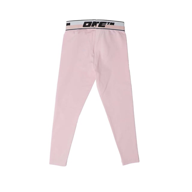 Juniors Off White Logo Band Leggings in pink black.- Elastic waistband.- Logo band print.- Slim fit.- 95% Cotton  5% Elastane.- Ref: OGCD0030013010