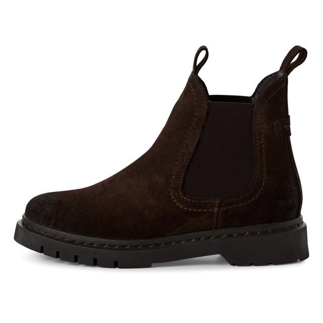 Deze leren Chelsea boots van Tamaris combineren een tijdloze stijl met dagelijks comfort. Ze zijn ontworpen met een ondersteunende blokhak, zachte voering en een klassieke enkelpasvorm en vormen een perfecte aanvulling op je schoenencollectie. Belangrijkste kenmerken: Bovenwerk van hoogwaardig leer, Chelsea boots met instapmodel, zachte binnenzool en voering van textiel, comfortabele voering voor optimaal draagcomfort, blokhak van 30 mm voor balans en ondersteuning, schachthoogte: 13 cm, duurzame buitenzool van gemengd materiaal.