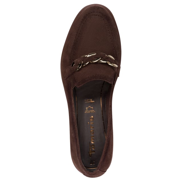 Step into timeless style and all-day comfort with these Tamaris women's suede leather loafers. Designed for effortless wear, these slip-on shoes feature a soft suede upper and a supportive insole for daily comfort.

Key Features:
Genuine suede leather upper
Comfort-focused slip-on design
Soft lining: textile & synthetic blend
25mm heel height with no heel type
Durable synthetic sole
Shaft height: 6.5 cm
Insole: synthetic