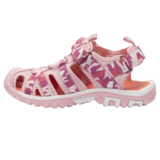 Boven: PU (Polyurethaan), Textiel. Voering: Textiel. Binnenzool: Bekleed, EVA. Buitenzool: Duurzaam, TPR. Vlakke. Ontwerp: Camo, Logo. Teenstijl: Gesloten. Sluiting: Verstelbare riempjes, haak en lus.