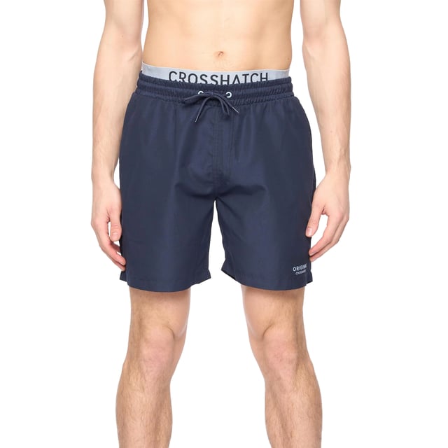 100% Polyester. Design: Logo. Pockets: 2 Side Pockets, 1 Back Pocket. Fastening: Pull-On. Metal Eyelets. Waistline: Adjustable, Branded, Drawstring.