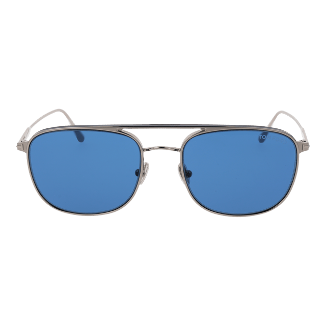 Gender: Men
Main color: Silver
Frame color: Silver
Frame material: Metal
Lenses color: Blue
Lenses material: Plastic
Filter category: 3
Lenses effect: No Extra
Protection: 100% UVA & UVB
Lenses width: 56
Lenses height: 45
Bridge width: 20
Frame width: 145
Temples length: 145
Style: Aviator
Rim style: Full-Rim
Spring hinge: No
Extra: No extra
Shipment includes: Branded case
Country: Italy