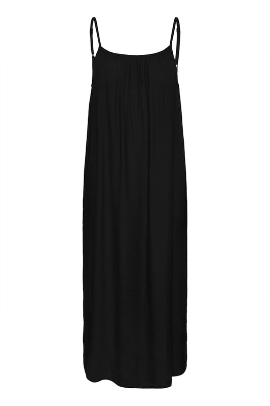 A-shape,Lange lengte,Schouder bandjes  Fijne was 30°, niet bleken, niet in de droger drogen, Druipnat ophangen in de schaduw, warm strijken max. 150° C, Droogreiniging  65% Viscose,35% Polyester