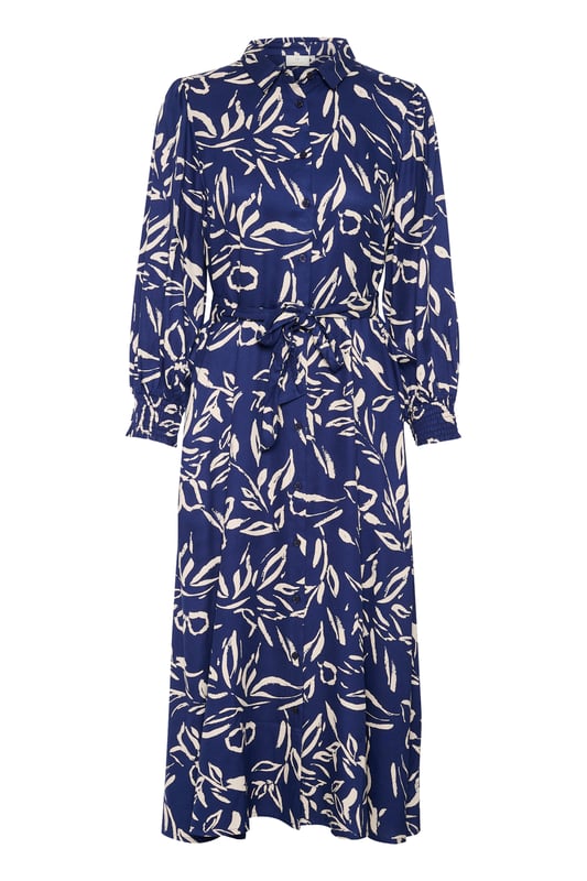 Regular fit,Midi lengte,3/4 mouwen  Fijne was 30°, niet bleken, niet in de droger drogen, Liggend laten drogen in de schaduw, koud strijken max. 110° C, Chemisch laten reinigen.  100% Viscose (LENZING™ ECOVERO™)