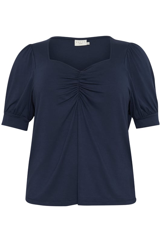 Tight fit,Korte mouwen  Fijne was 30°, niet bleken, niet in de droger drogen, Druipnat ophangen in de schaduw, warm strijken max. 150° C,   95% Viscose,5% Elastaan